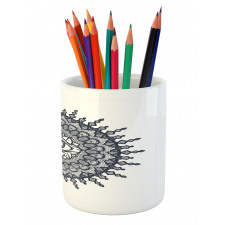 Traditional Mandala Art Pencil Pen Holder