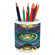 Pentagram Evil Eyes Pencil Pen Holder