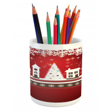 Winter Theme Tree Pencil Pen Holder