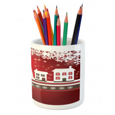 Winter Theme Tree Pencil Pen Holder