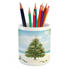 Holiday Party Tree Pencil Pen Holder