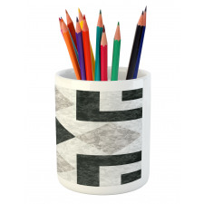 Marble Effect Pencil Pen Holder