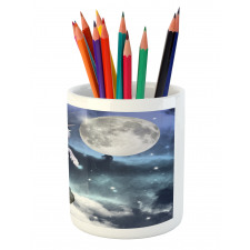 Rock up Cliffs Image Pencil Pen Holder