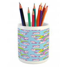 Cartoon Childish Pencil Pen Holder