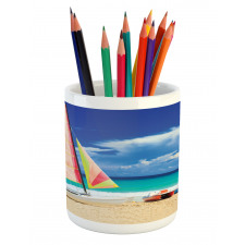 Ocean Sailing Exotic Pencil Pen Holder