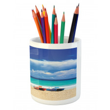 Ocean Sailing Exotic Pencil Pen Holder