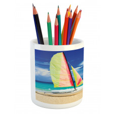 Ocean Sailing Exotic Pencil Pen Holder