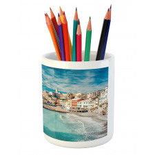 Seascape Ocean Coast Pencil Pen Holder