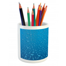 Water Drops Aquatic Rain Pencil Pen Holder