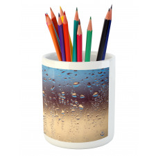 Rainy Day Window Effect Pencil Pen Holder