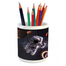 Planets Galaxies Pencil Pen Holder