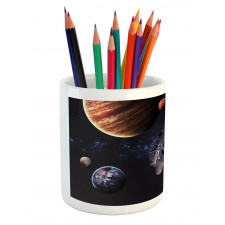 Planets Galaxies Pencil Pen Holder