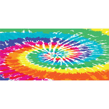 Rainbow Tie Dye Effect Pencil Pen Holder