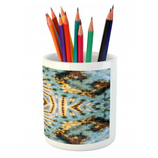 Tie Dye Grunge Pencil Pen Holder