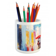 Painting Effect Romance Pencil Pen Holder