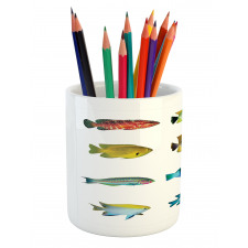 Sea Creatures Nautical Pencil Pen Holder