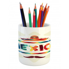 Sombrero Aztec Pencil Pen Holder