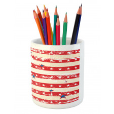 Star and Stripes Pencil Pen Holder