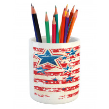 Star and Stripes Pencil Pen Holder