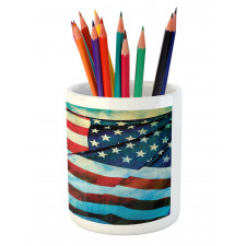 Wind Flagpole Pencil Pen Holder