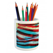 Wind Flagpole Pencil Pen Holder