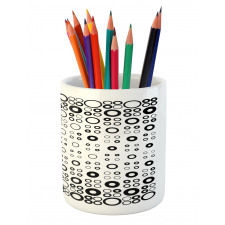 Vortex Disc Shapes Pencil Pen Holder