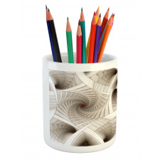 Abstract Digital Style Pencil Pen Holder