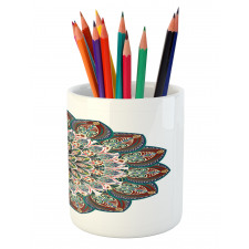 Mandala Asian Pencil Pen Holder