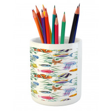 Watercolor Underwater Pencil Pen Holder