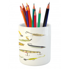 Hunting Sea Animals Theme Pencil Pen Holder