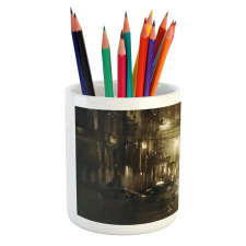 Romantic View Rainy Day Pencil Pen Holder