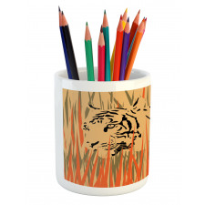 Tiger Jungle Pencil Pen Holder