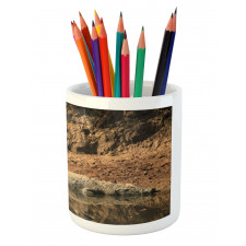 Crocodile Hunt in Wild Pencil Pen Holder