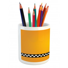 Yellow Cab Artdeco Pencil Pen Holder