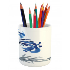 Brushstroke Work of Art Pencil Pen Holder