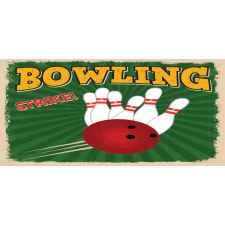 Bowling Strike Green Pencil Pen Holder