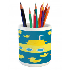 Yellow Submarine Pencil Pen Holder