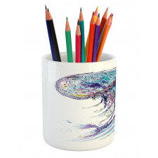 Aqua Colors Creative Pencil Pen Holder