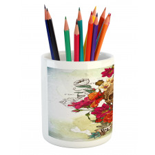 Dead Flowers Spain Pencil Pen Holder