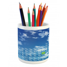 Clouds and Chemistry Pencil Pen Holder