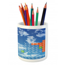 Clouds and Chemistry Pencil Pen Holder