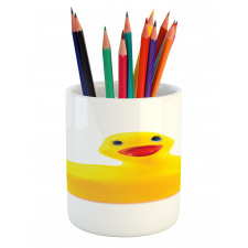 Yellow Ducky Pencil Pen Holder