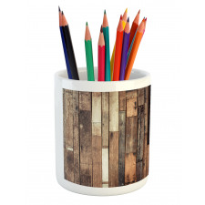 Old Floor Rustic Style Pencil Pen Holder