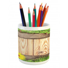 Garden Fence Butterfly Pencil Pen Holder