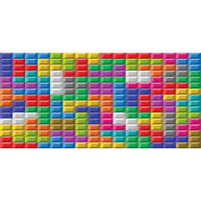 Colorful Blocks Art Pencil Pen Holder