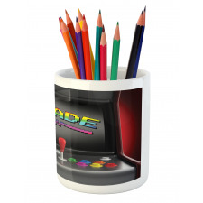 Arcade Retro Fun Pencil Pen Holder