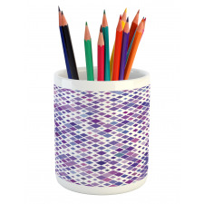 Purple Retro Pencil Pen Holder