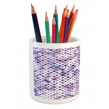 Purple Retro Pencil Pen Holder