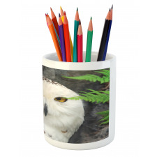 Magician Pet White Owl Pencil Pen Holder