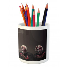 Screaming Scary Zombies Pencil Pen Holder